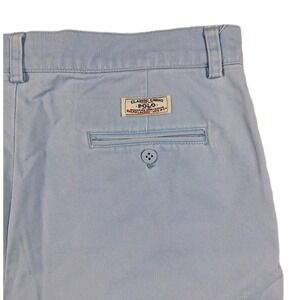 Polo Ralph Lauren Women's Blue Cotton Classic Chino Pants Size 8 Preppy